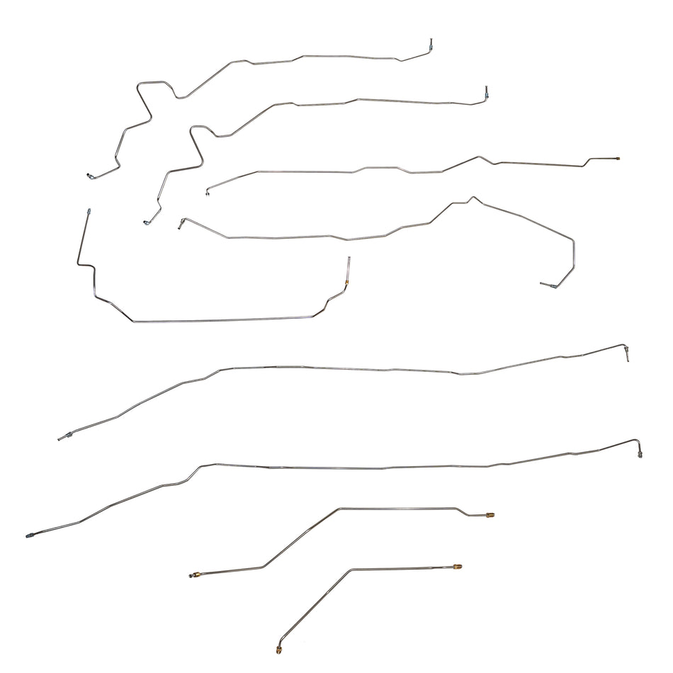 2011 GMC Sierra 2500HD 6.0L, 4WD, Reg w/ Long; Complete Brake Line Kit; Stainless - SSTubes