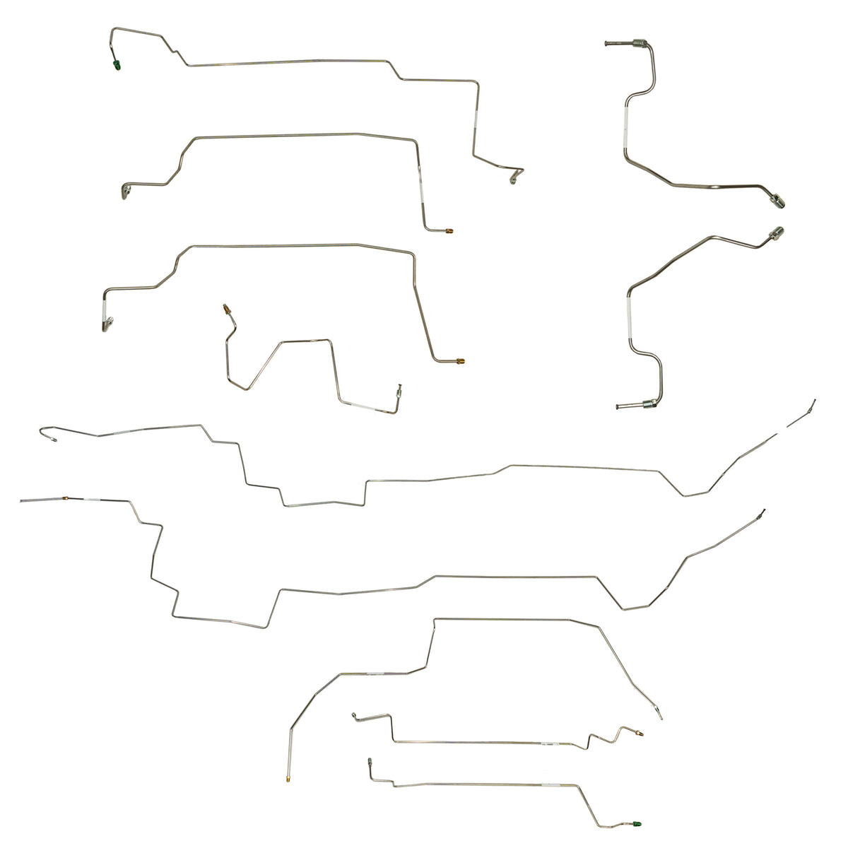 CBK0734 - 2011-19 Dodge Journey w/ 3.6L Engine; Complete Brake Line Kit - SSTubes