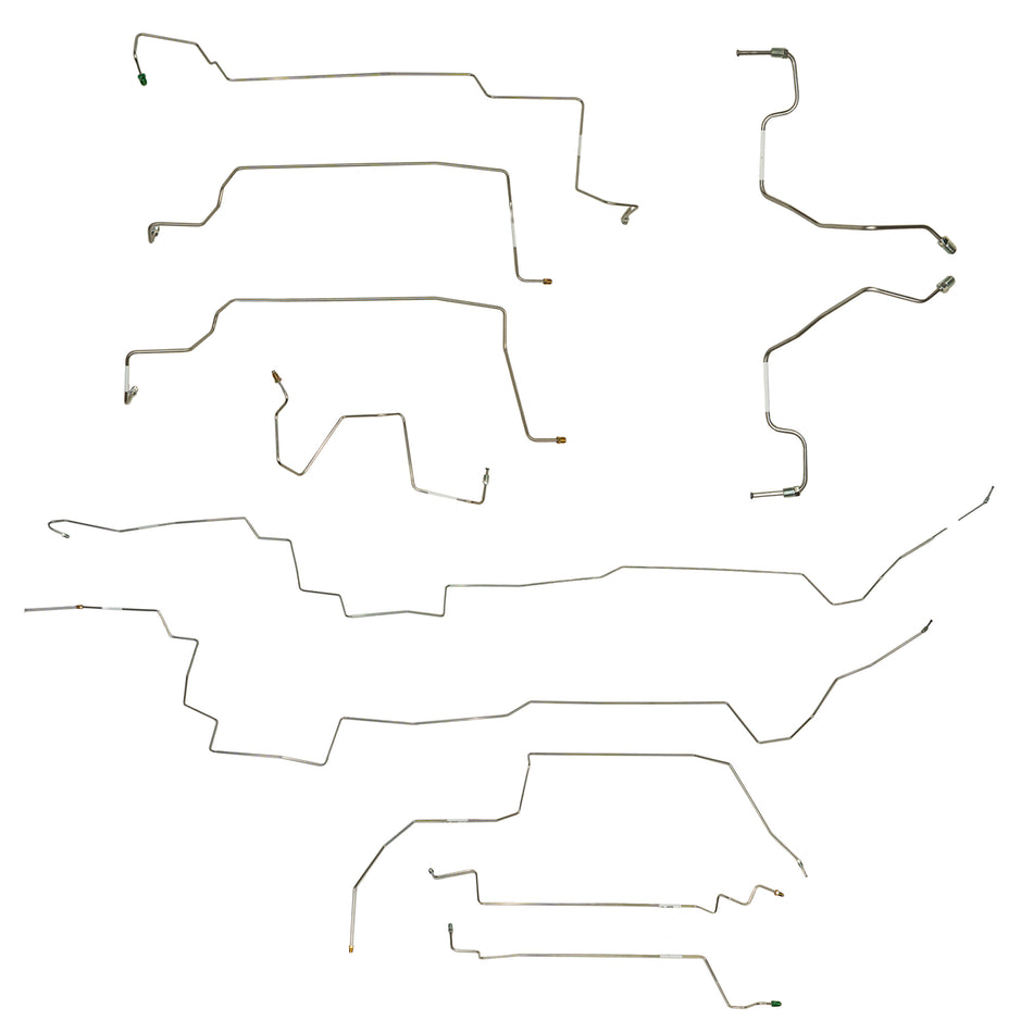 CBK0734 - 2011-19 Dodge Journey w/ 3.6L Engine; Complete Brake Line Kit - SSTubes