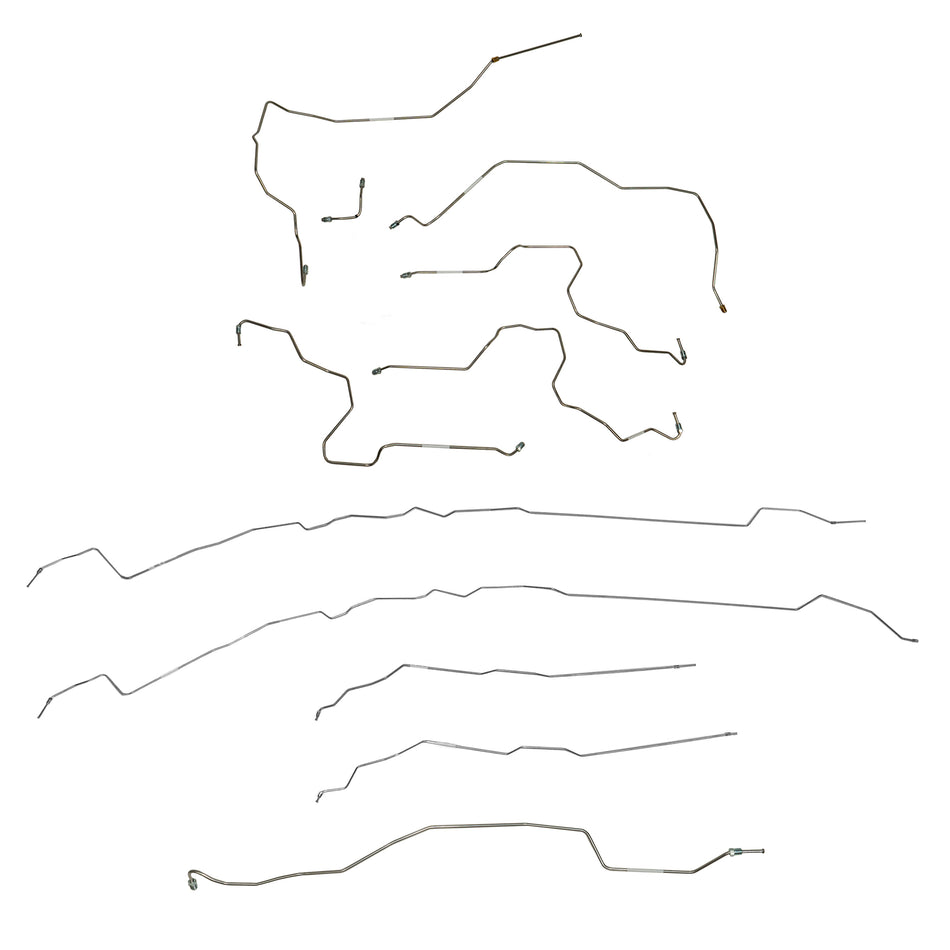 CBK0741 - 2012-21 Nissan NV1500, NV2500, NV3500; Complete Brake Line Kit
