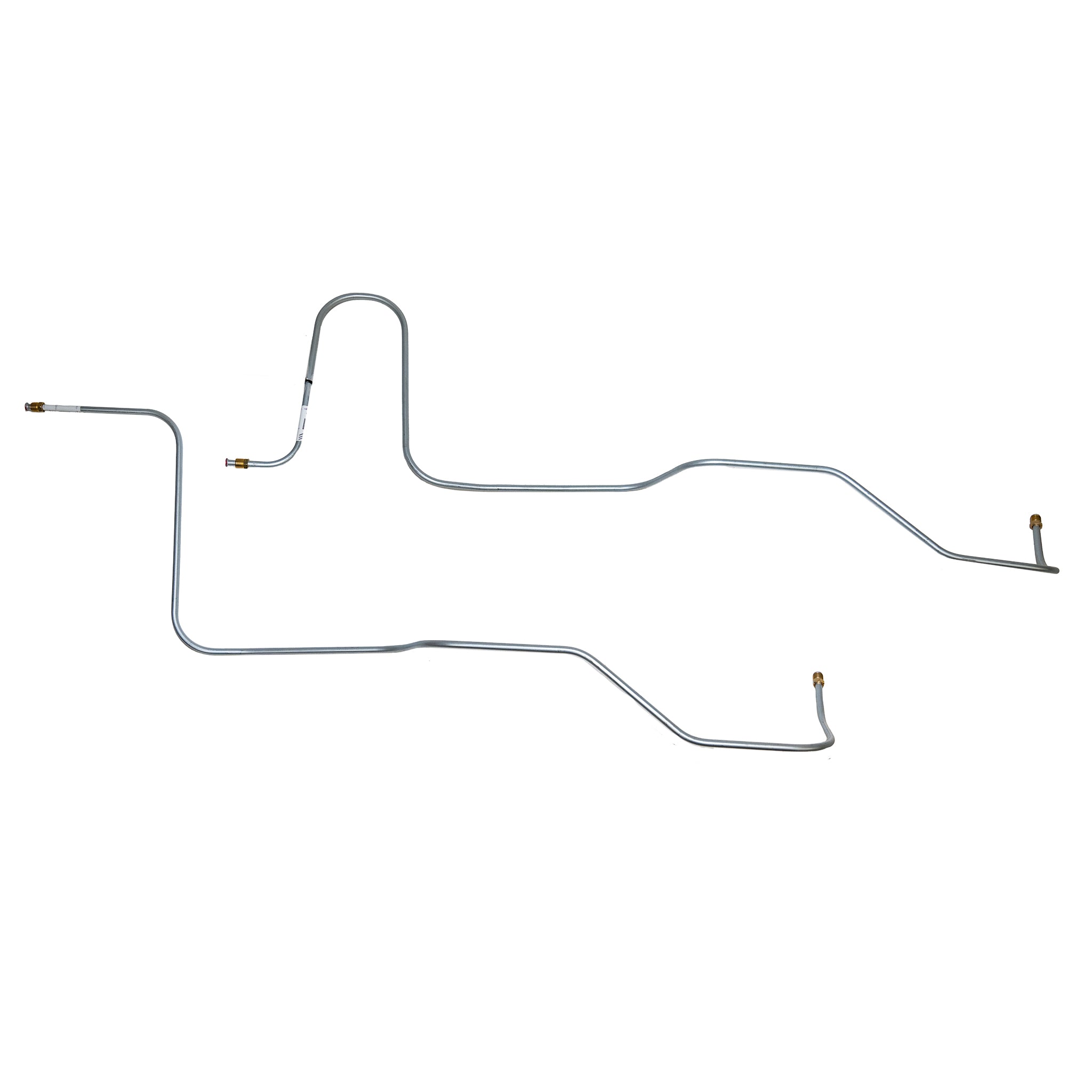CTC6801OM- 68-72 Chevy Chevelle, Malibu, El Camino; w/ Powerglide, 2pc Transmission Cooler Line Set; Steel - SSTubes
