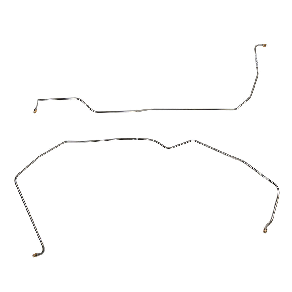 CTC6805OM- 68-72 Chevy Chevelle, Malibu, El Camino w/ Turbo-Hydramatic 350, 2pc Transmission Cooler Line Set; Steel - SSTubes