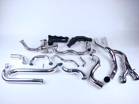 (1996-2004) Mustang GT 2v Forward Facing Single Turbo System - SSTubes