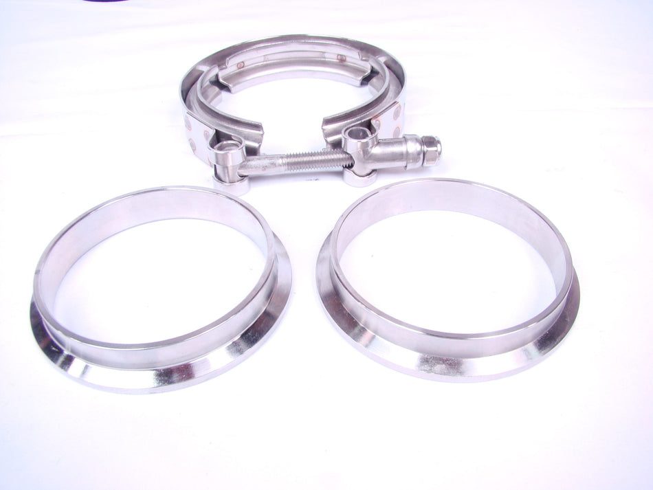 On 3 Performance V-Band Flange / SS Clamp Kit - 2.5" - SSTubes