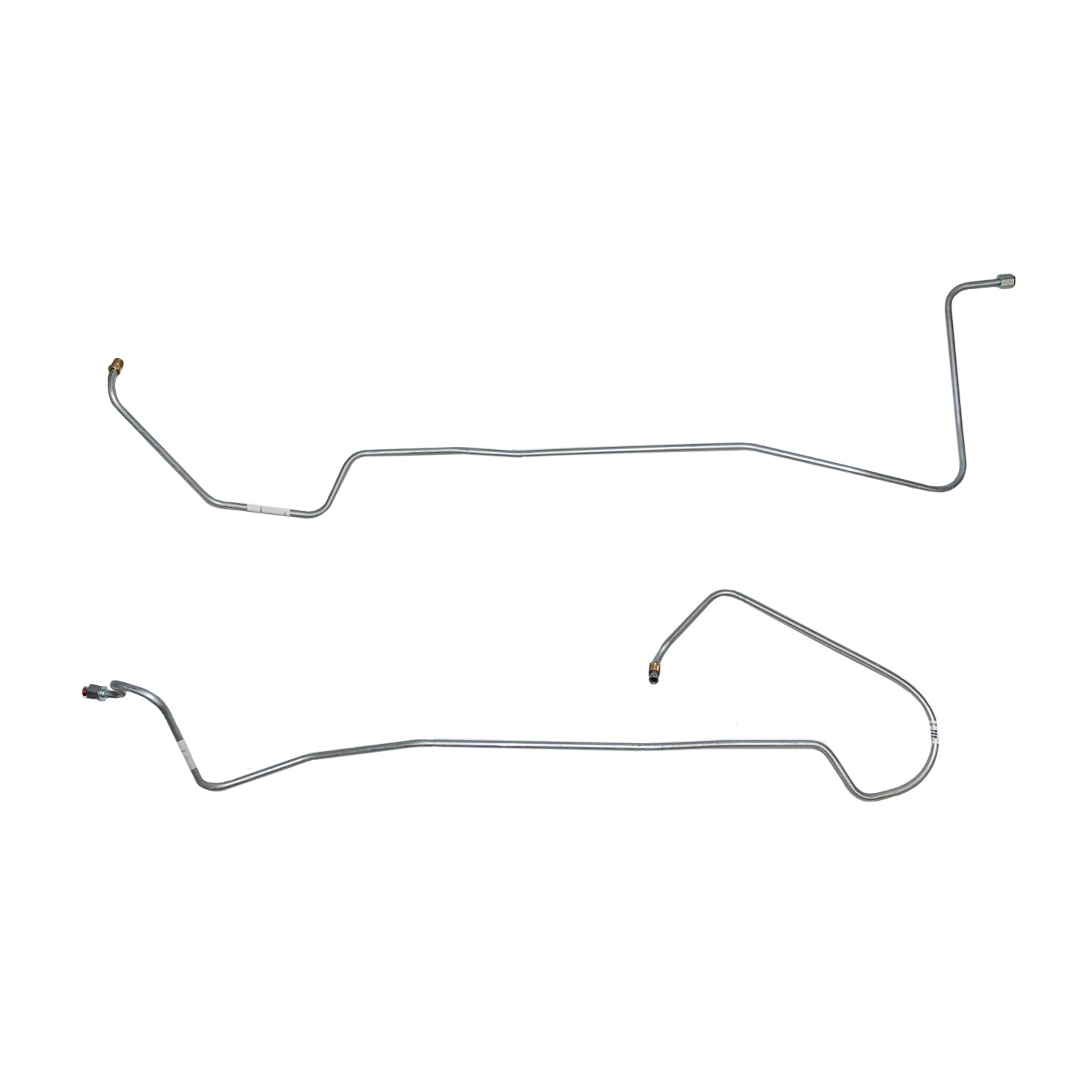 DTC6702SS- 67-69 Ford Fairlane, Torino w/ 8cyl, C4 Transmission; 2pc Transmission Cooler Line Set; Stainless - SSTubes