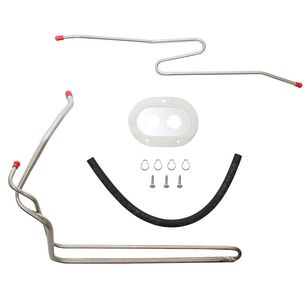70 Mopar E-Body, Convertible, Fuel Tank Vent Kit; Stainless - SSTubes