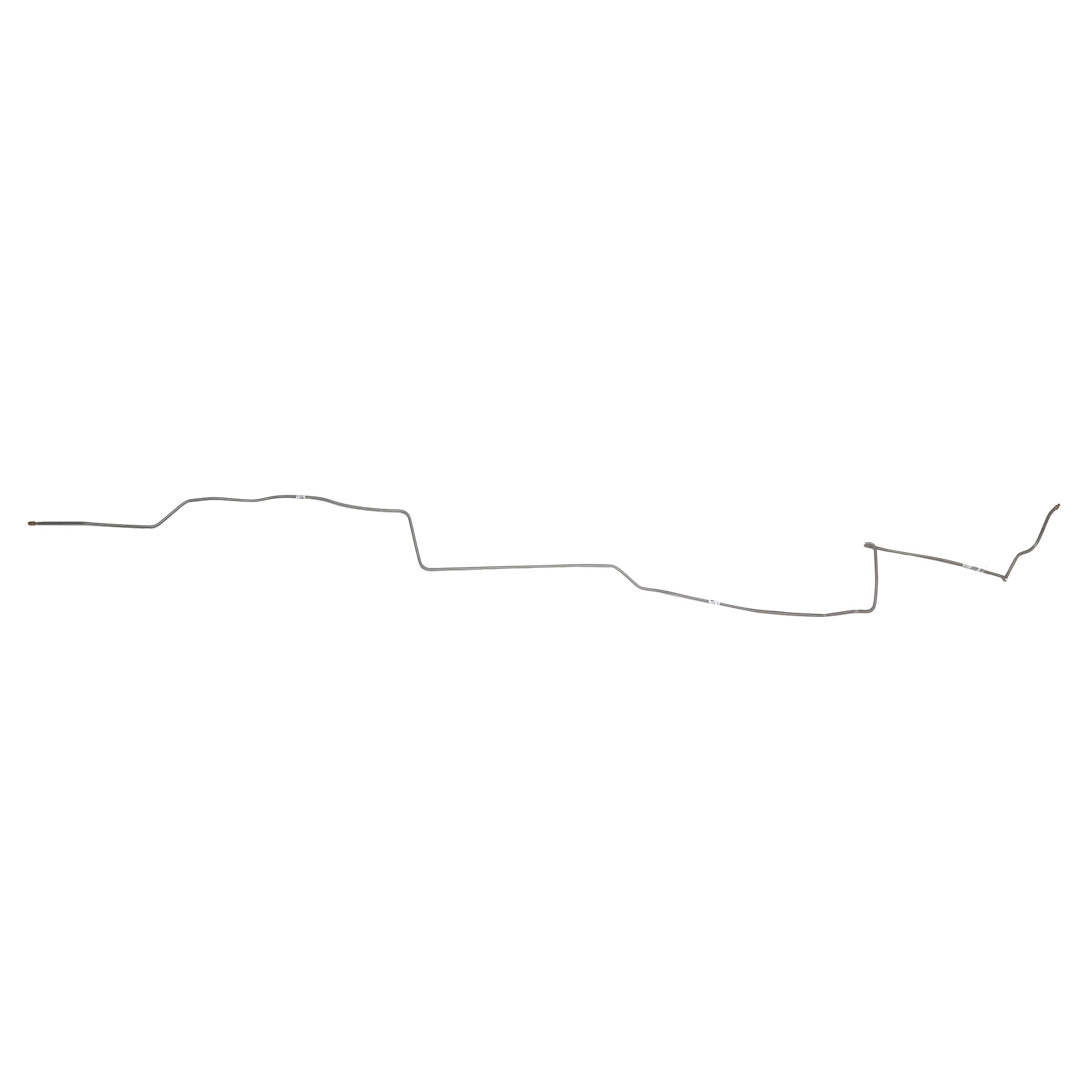 70-71 Disc & 70-74 Drum, Barracuda, without valve #4, 1pc Intermediate Brake Line; Steel - SSTubes