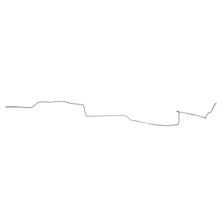 70-71 Disc & 70-74 Drum, Barracuda, without valve #4, 1pc Intermediate Brake Line; Steel - SSTubes