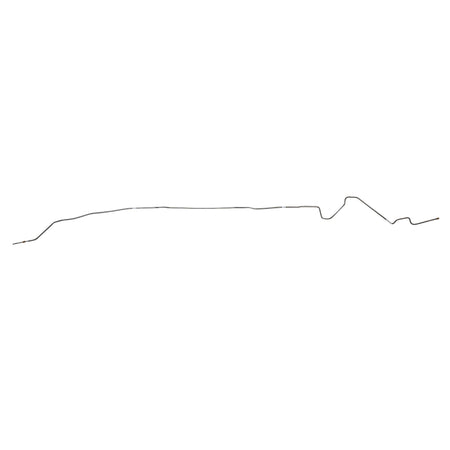 70-71 Disc & 70-74 Drum, Challenger, without valve #4, 1pc Intermediate Brake Line; Stainless - SSTubes