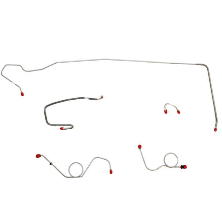 EKT7103OM- 71 Mopar E-Body, Non-Hemi; Power Disc; 1pc Rear Line; Right Front Line Routes OVER Frame; 5pc Front Brake Line Set; Steel - SSTubes
