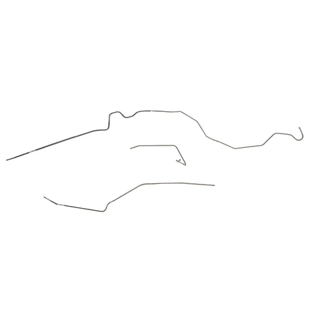 79-81 Pontiac Firebird, Trans Am 3pc 1/4" Fuel Return Lines; Stainless - SSTubes