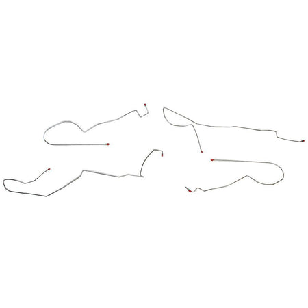 FIN9804SS- 98-02 Firebird/ Trans AM, 98-02 Camaro, Intermediate Brake Line w/ Traction Control; Stainless - SSTubes