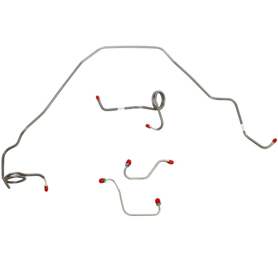 FKT7102SS- 71-80 Camaro, Firebird Front Brake Line Kit; Stainless - SSTubes