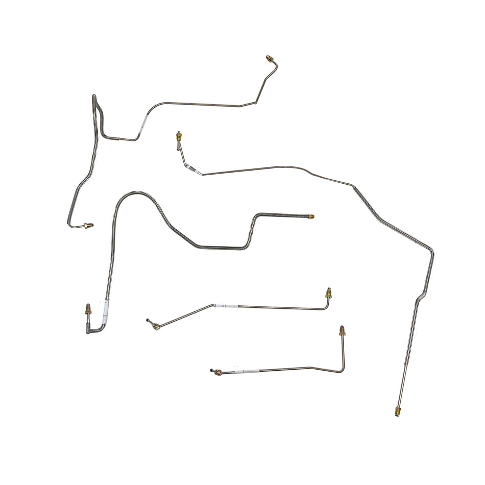 95-97 Camaro/Firebird, Traction Control, Front Brake Line Kit; Stainless - SSTubes