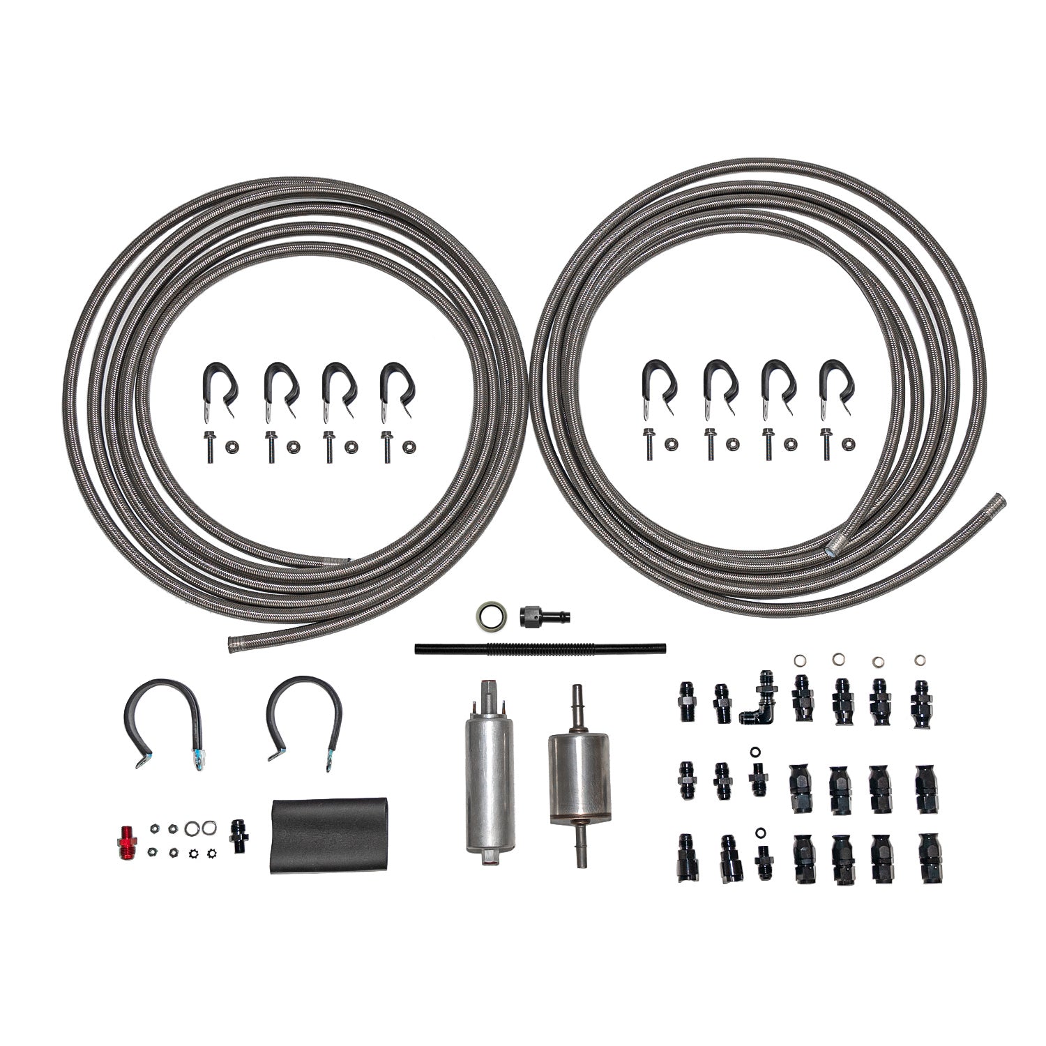 FL5267 EFI Fuel System Kit; Braided Stainless