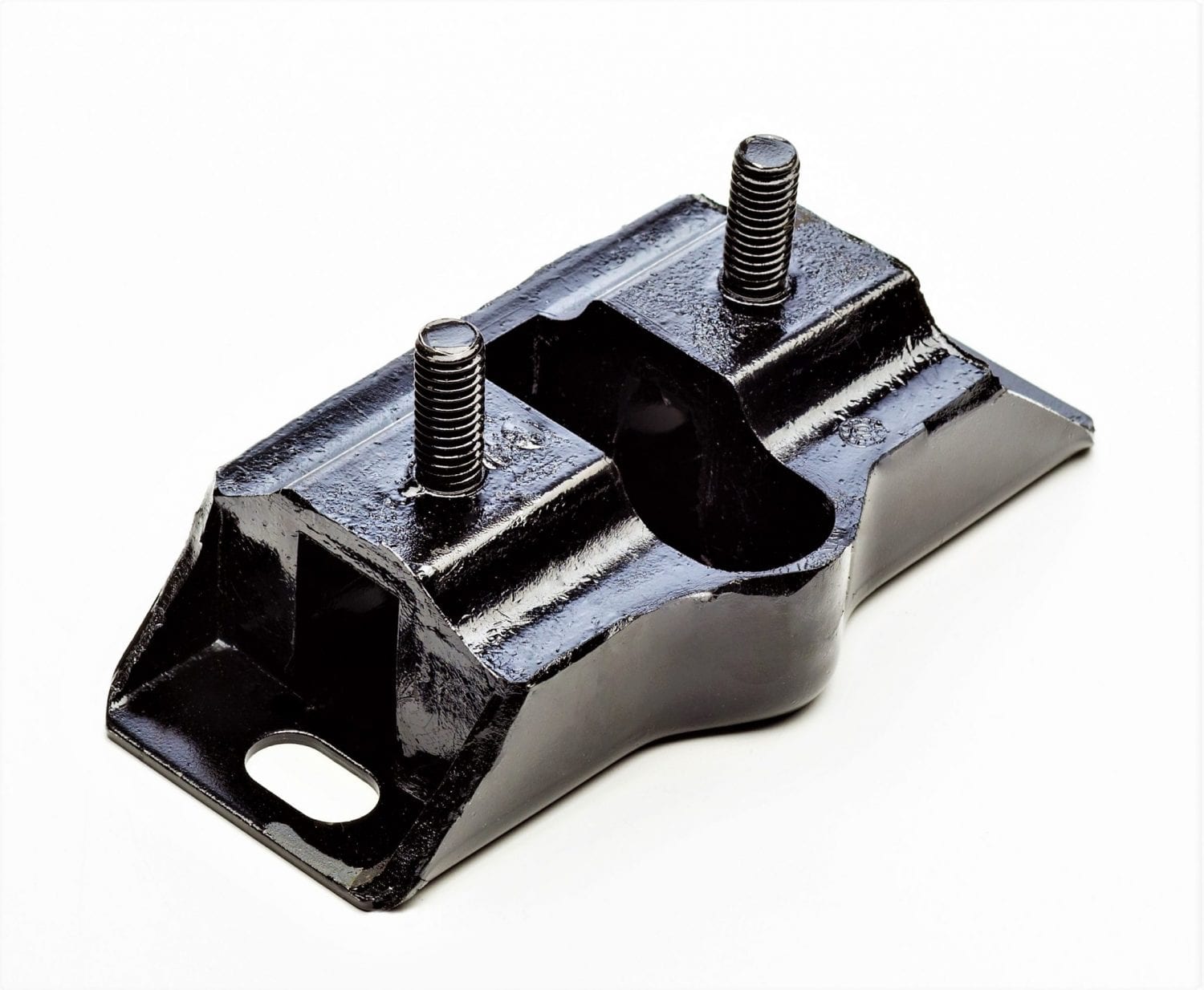 1960-1982 RWD Ford Transmission Mount. Black transmision mount for Fords