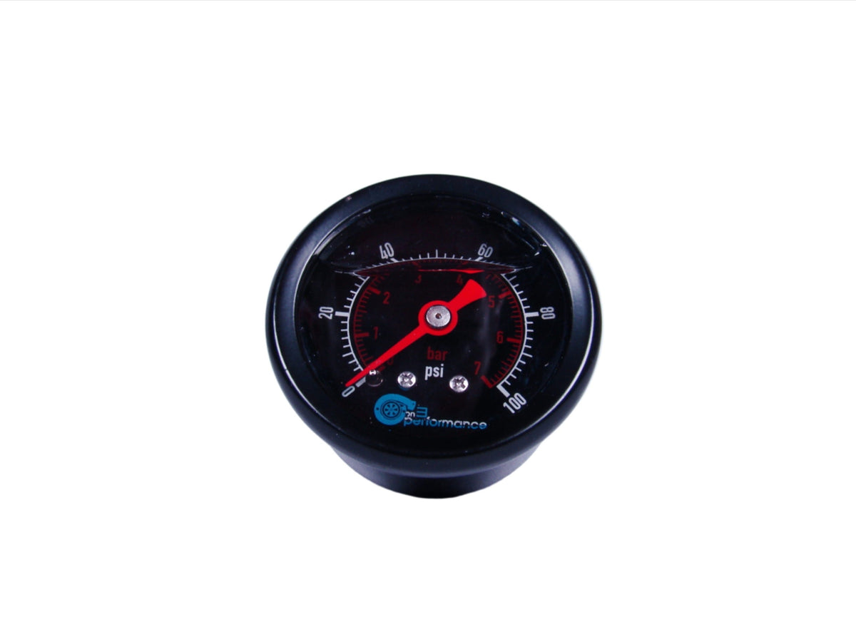Fuel Pressure Gauge - 1/8"npt - SSTubes