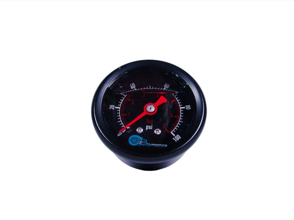 Fuel Pressure Gauge - 1/8"npt - SSTubes