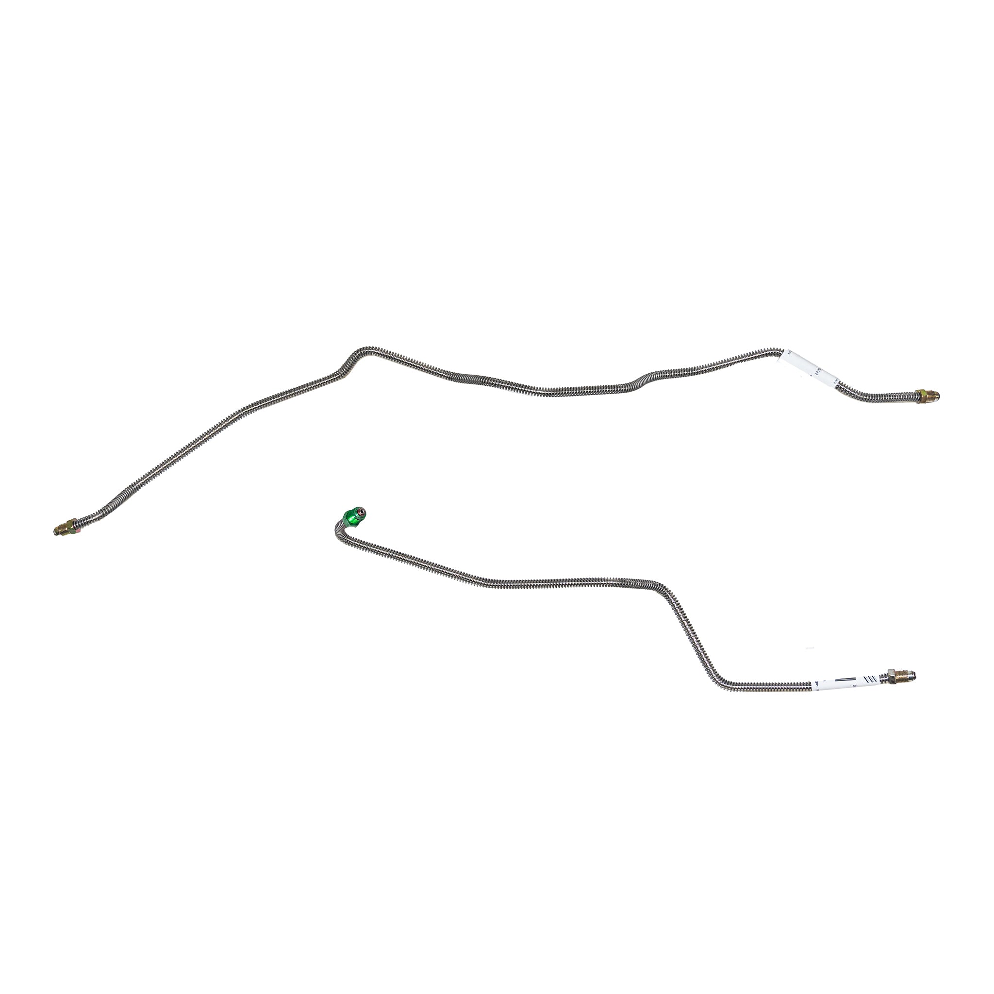 95-97 GM F-Body V8 with Traction Control, Rear Axle Brake Line Set; Stainless - SSTubes