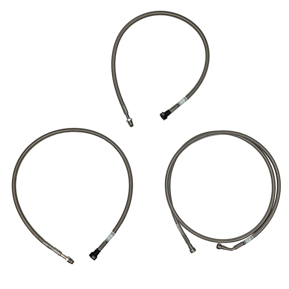 FTH0003 - 01-10 GMC, 6.6 Duramax Duel Tank Fuel Set; Rear Tank to Front Tank; Stainless