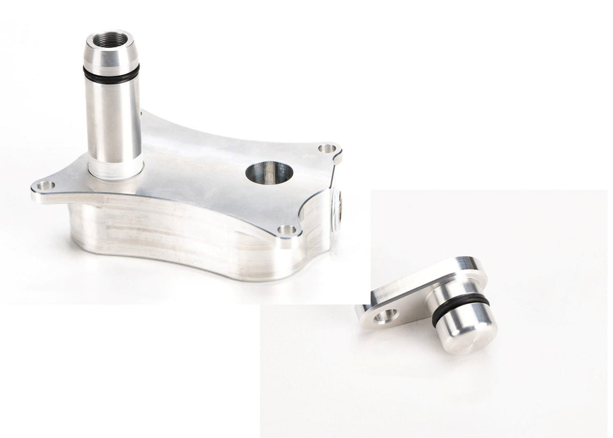 G Force Ford Godzilla 7.3L Oil Cooler Bypass and Oil Cooler Coolant Block-Off--GF-FGPBO