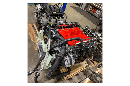 2020+ Ford 7.3L Godzilla Engine Lift Plate | GF-FGLP attached to engine