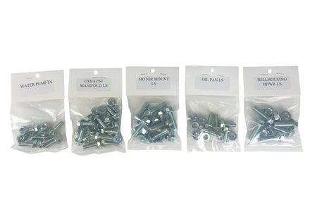 LS Swap Block Mock Up Block Bolt Kits