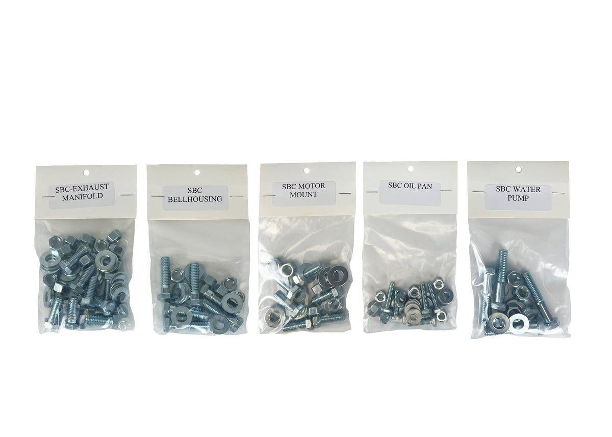 SBC Swap Block Mock Up Block Bolt Kits