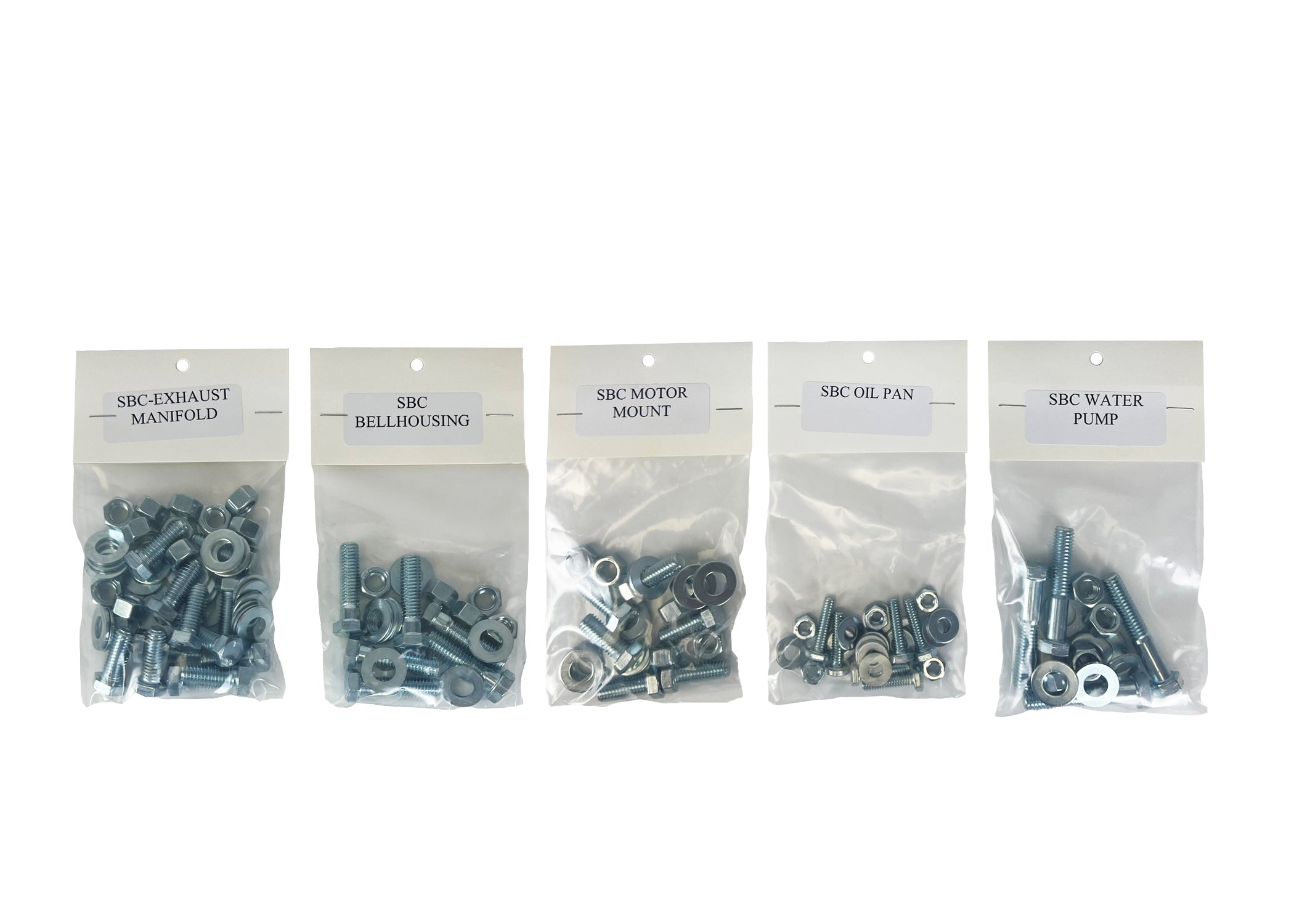 SBC Swap Block Mock Up Block Bolt Kits