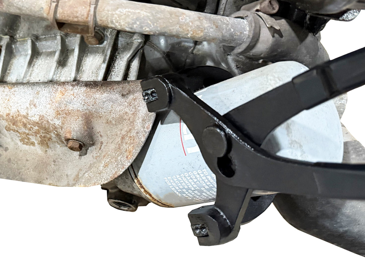 Adjustable Oil Filter Pliers in use