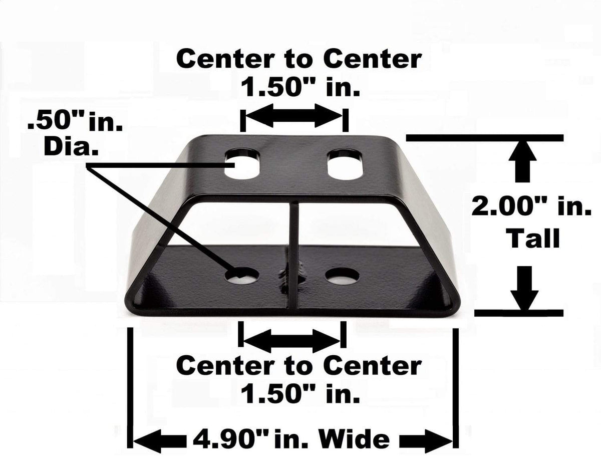 G Force transmision mount specification diagram
