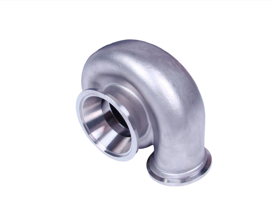 GT30 Stainless Steel T3 .63a/r V-band Inlet / Outlet Exhaust Housing - SSTubes