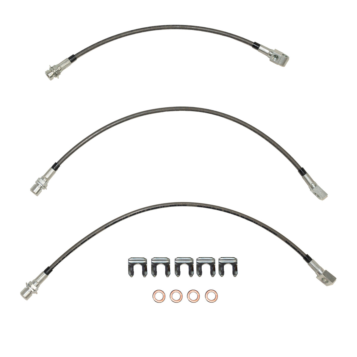 1974-80 International Scout II; Brake Hose Kit - SSTubes