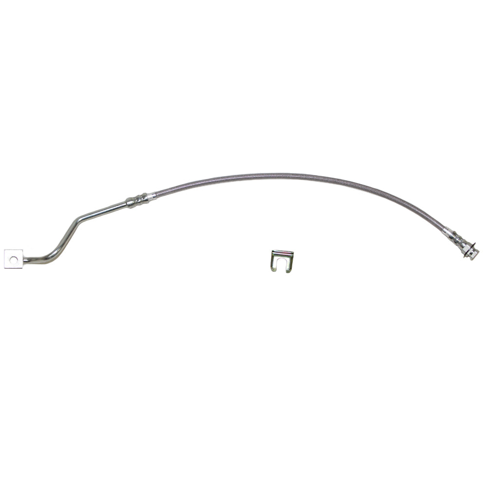HSP0039SS - 99-04 F-250/F-350, 4wd; Right Front Brake Hose; Stainless - SSTubes