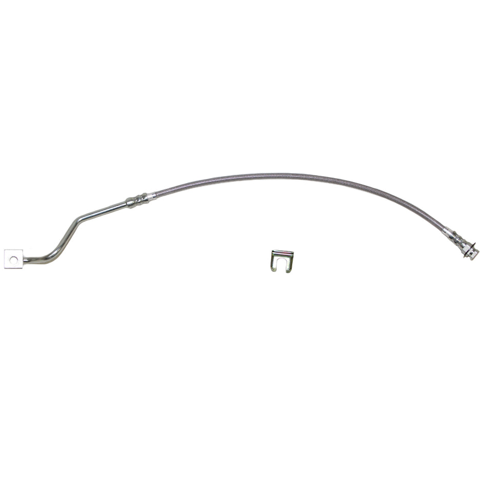 HSP0039SS - 99-04 F-250/F-350, 4wd; Right Front Brake Hose; Stainless - SSTubes