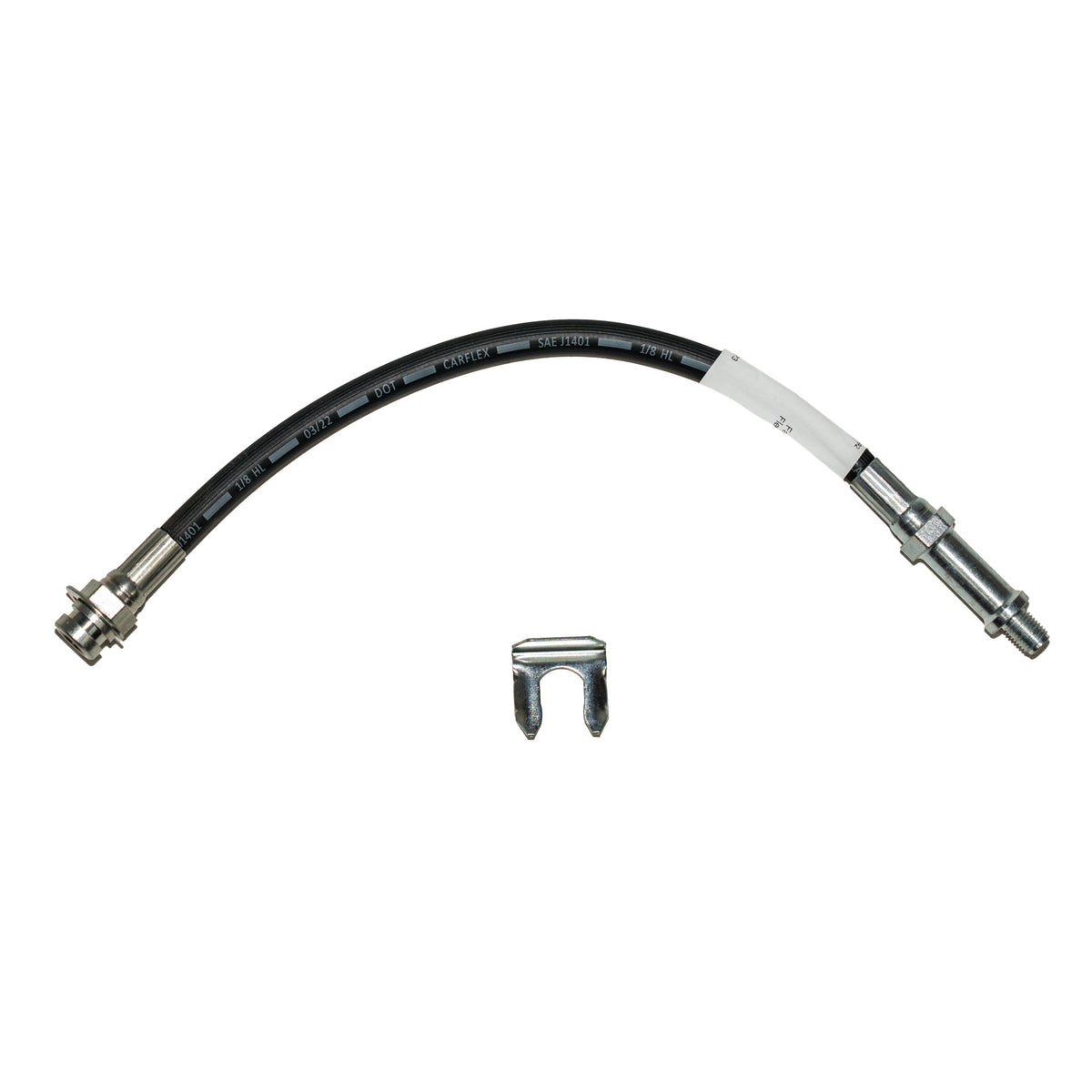HSP1367OM- 66' Ford Fairlane; Front Drum, Brake Flex Hose, 2 Required; Steel - SSTubes
