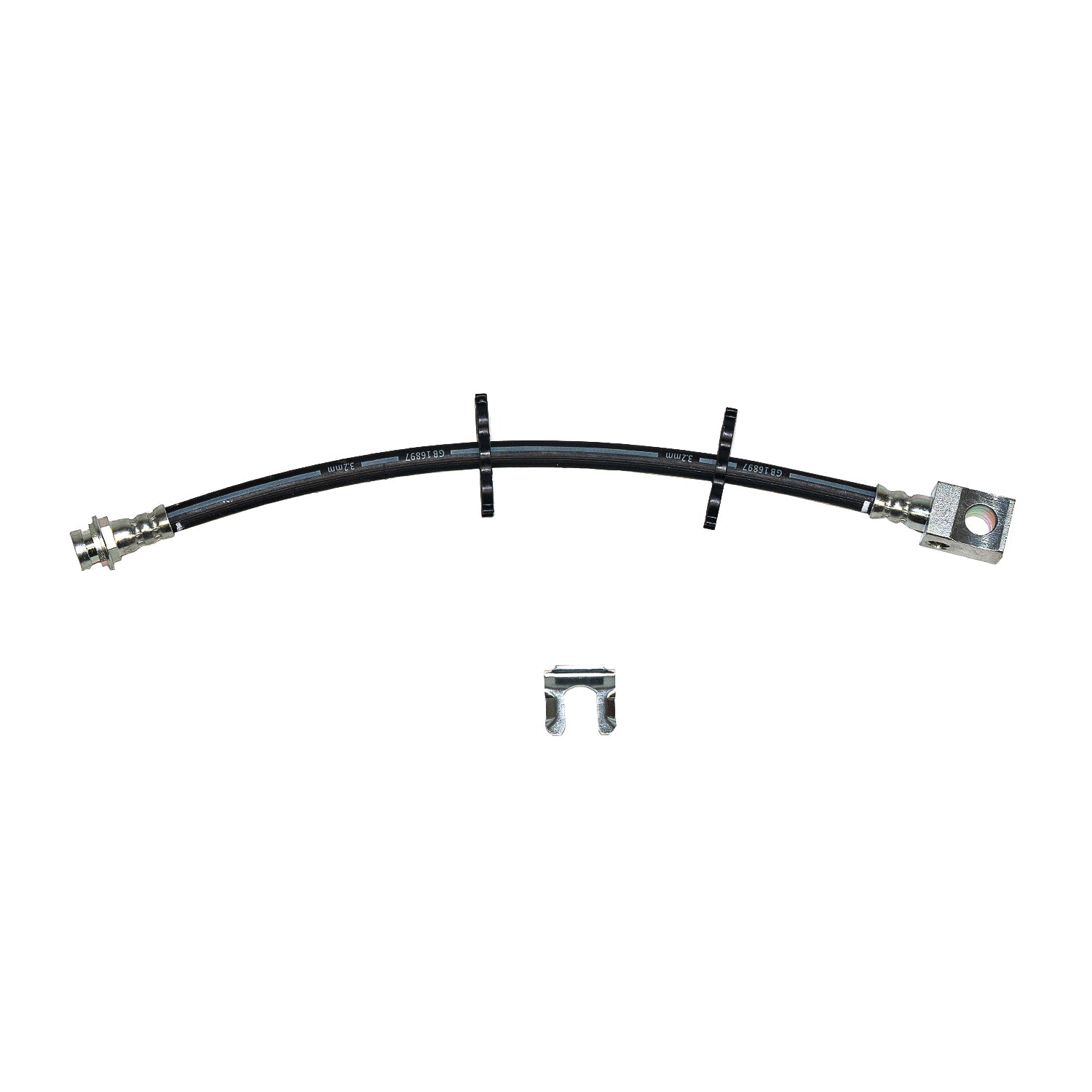 HSP4015OM - 66-69 Mopar B-Body, w/ 8 3/4 Inch Rear Axle Rear Brake Hose; Rubber - SSTubes