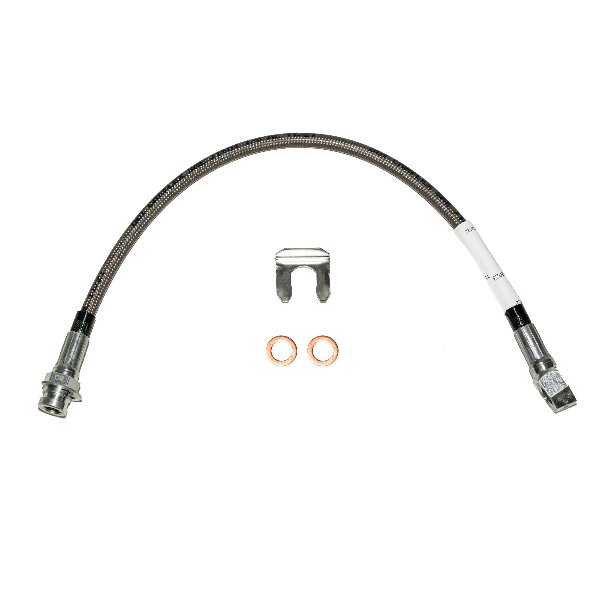 HSP4067SS- 65-66' Ford Thunderbird; Front Disc Brake Flex Hose, 2 Required; Stainless - SSTubes