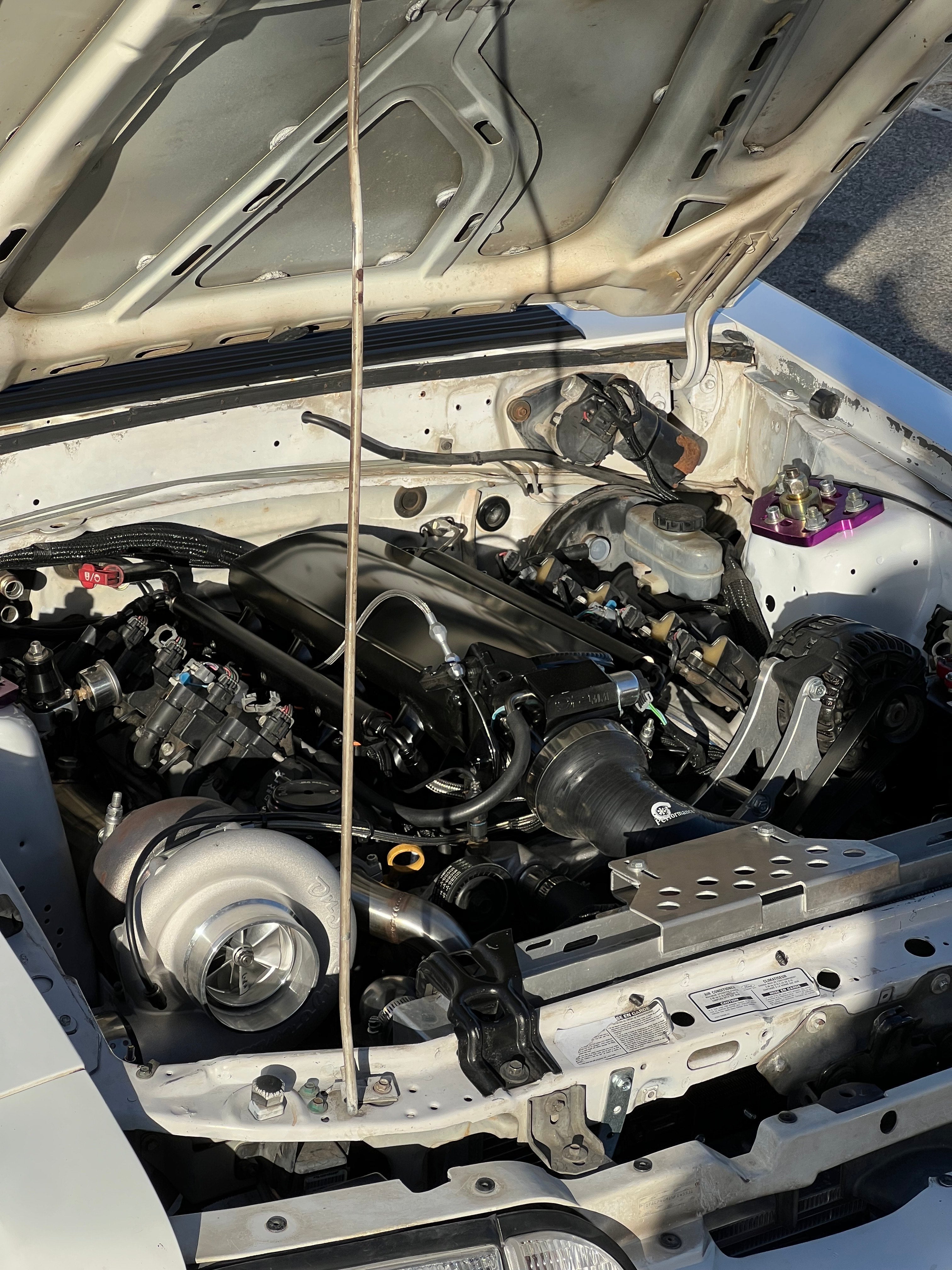 (1987 - 1993) Mustang LSX Swapped Foxbody Single Turbo System - SSTubes