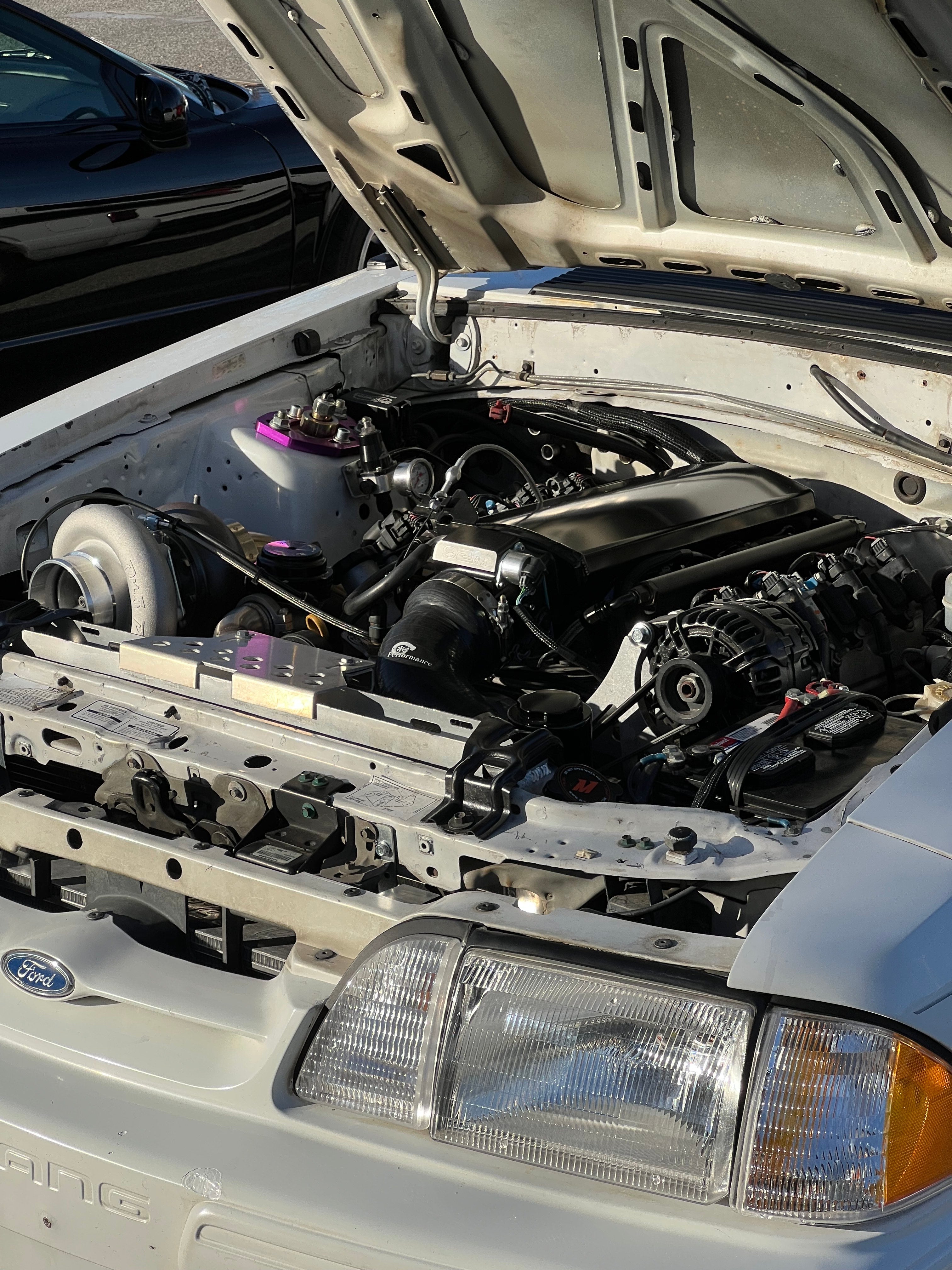 (1987 - 1993) Mustang LSX Swapped Foxbody Single Turbo System - SSTubes