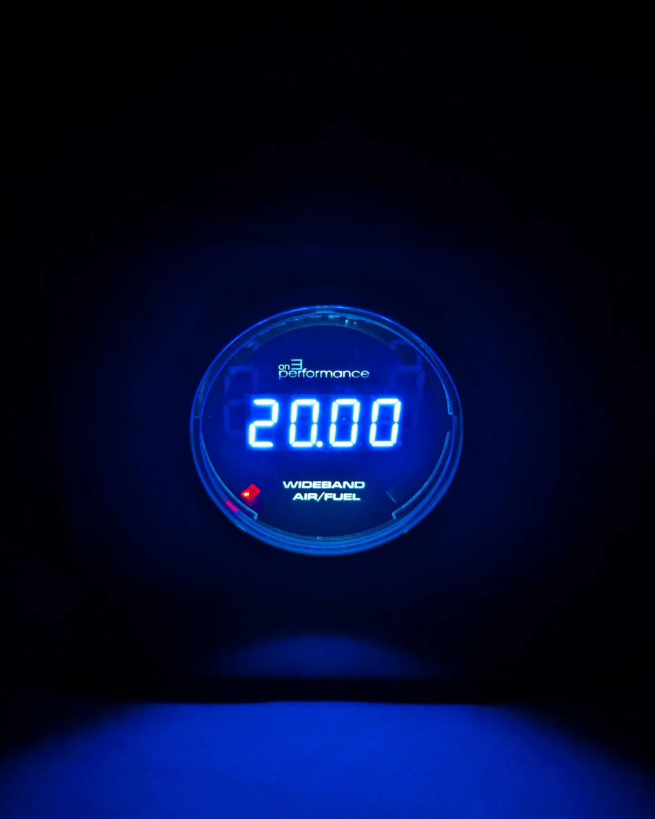 On 3 Performance Wideband Gauge Kit - 4.9 Bosch O2 Sensor - SSTubes