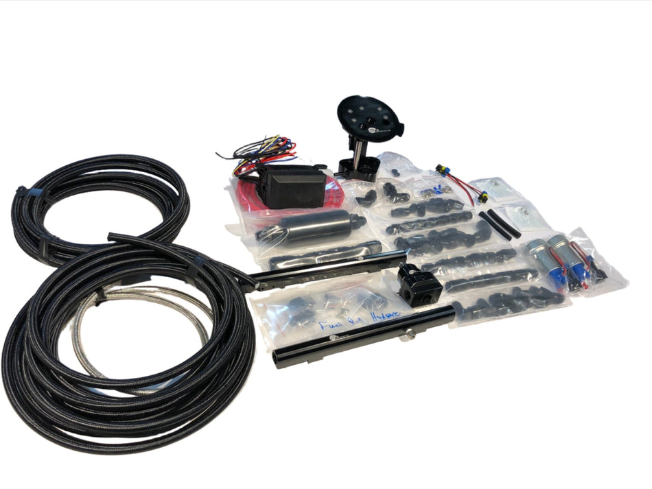 (2018-2023) On 3 Performance Complete Mustang GT 5.0 4v Coyote Fuel System Dual Fuel Pressure Regulator Setup - SSTubes