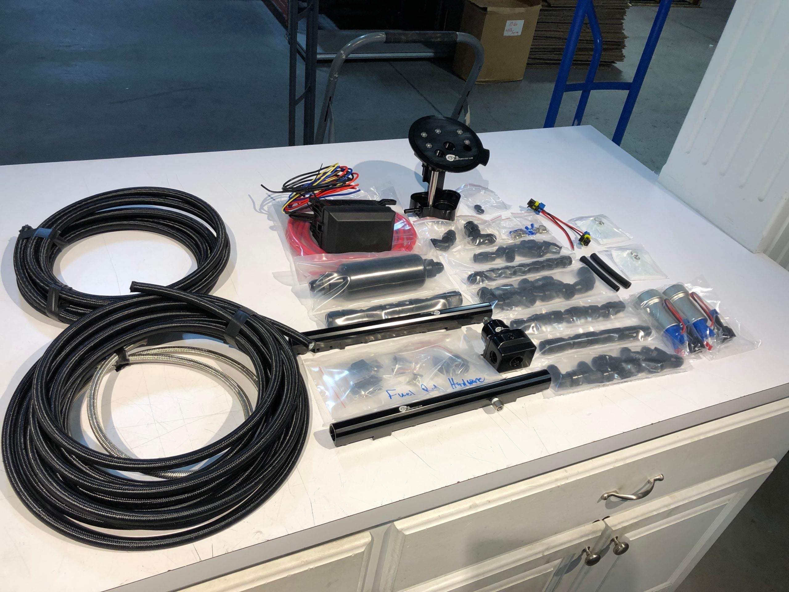 (2018-2023) On 3 Performance Complete Mustang GT 5.0 4v Coyote Fuel System Dual Fuel Pressure Regulator Setup - SSTubes