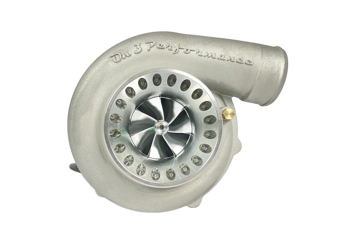 6466x *Oil-Less* T4 V-Band Turbocharger -Billet Wheel / Dual Ceramic Ball Bearing - SSTubes