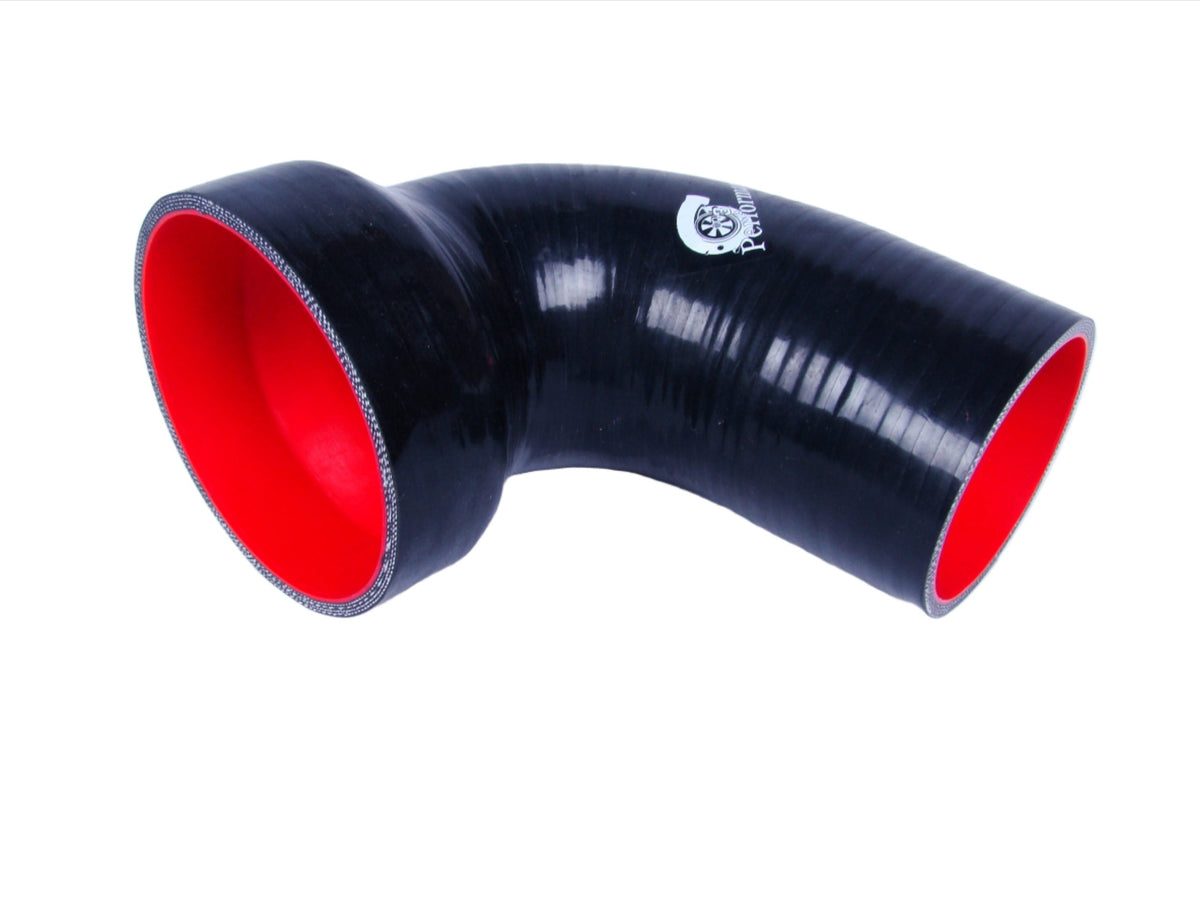 3.0" To 3.9" * 90° * LSX Throttle Body 5 Ply Silicone Coupler - SSTubes