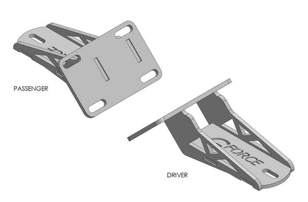 05-23 Mustang LS Swap Motor Mount orientation diagram