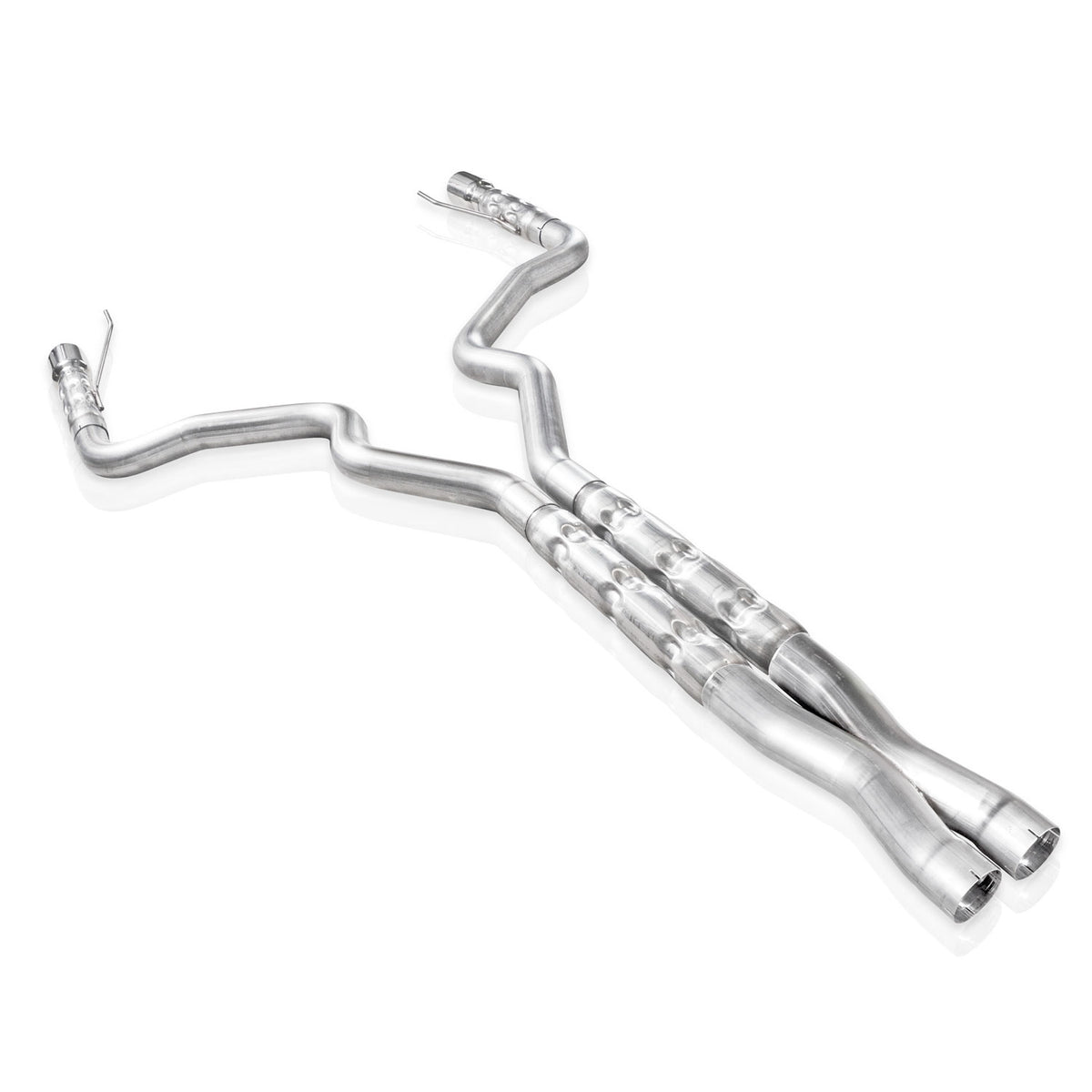 Stainless Works Catback Dual Retro 2-1/2" Core Rounds H-Pipe Performance Connect - SSTubes