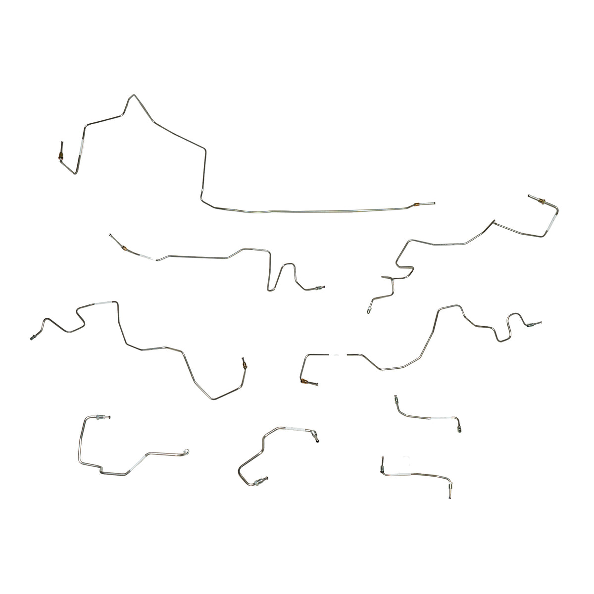 2005-21 Nissan Frontier, 2009-12 Suzuki Equator, Front Brake Kit; Stainless - SSTubes