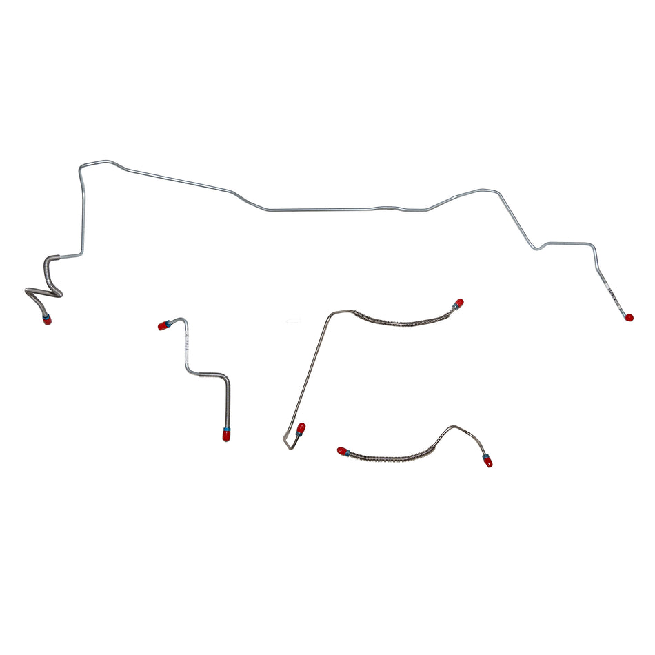 05-06 Nissan Altima, No Anti-Lock Brakes, Front Brake Line Set; Steel - SSTubes