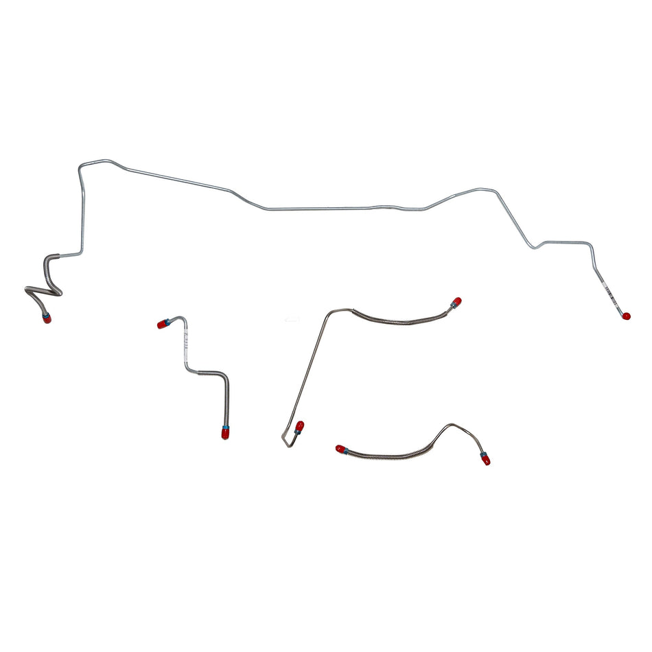 05-06 Nissan Altima, No Anti-Lock Brakes, Front Brake Line Set; Stainless - SSTubes